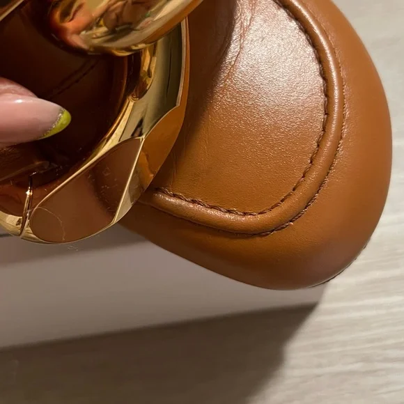 JW ANDERSON gold chain mules loafer - Picture 7 of 7